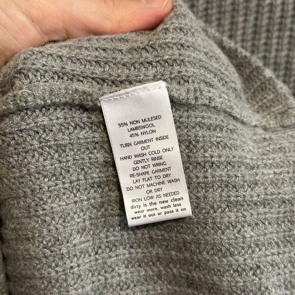 Toad&Co Gray Lakeview Sweater Dress Womens Sz L Outdoor Hiking Travel Gorpcore - Picture 5 of 8